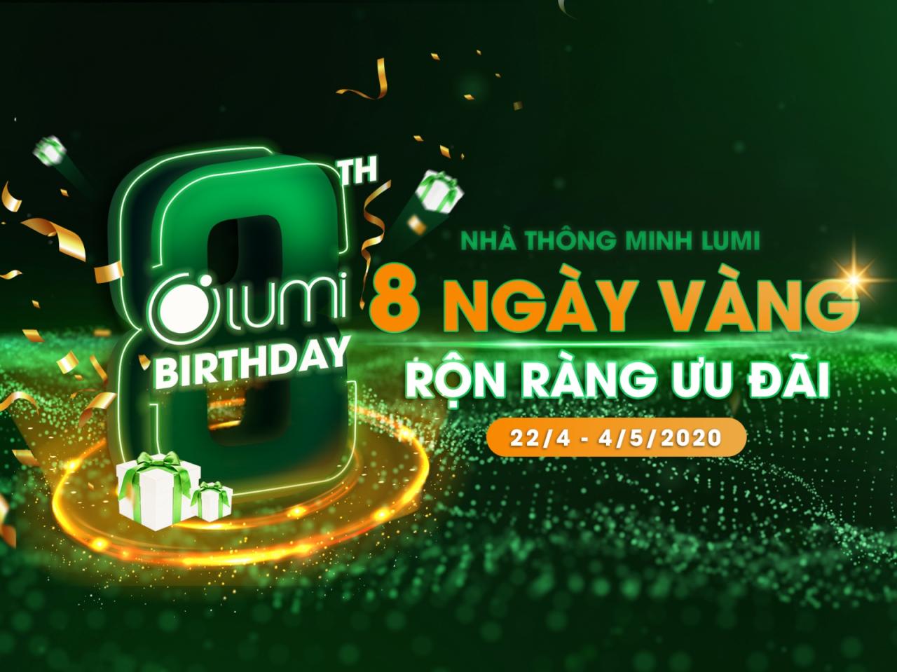 Sinh nhật Lumi 8 tuổi