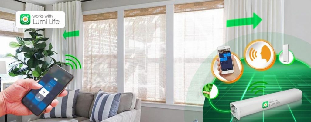 Control curtains by Smartphone