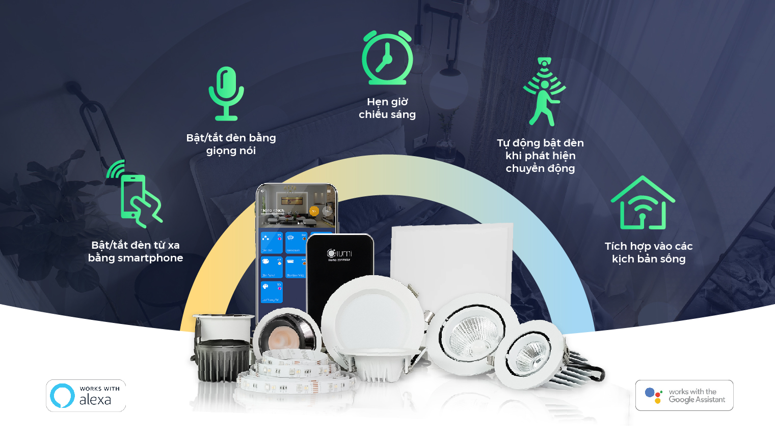 3 tính năng ghi điểm của giải pháp Chiếu sáng thông minh Lumi Smart  Lighting 2020 - Lumi Smart Home