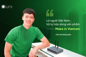 Cầu thủ Hoàng Đức: Là người Việt Nam tôi tự hào dùng sản phẩm Make in Việt Nam