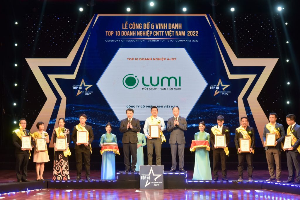 Lumi Việt Nam đạt giải thưởng TOP 10 Doanh nghiệp A-IoT