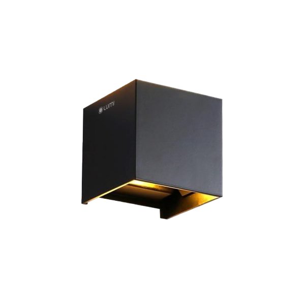 Đèn gắn tường ngoài trời hình vuông 2*6w