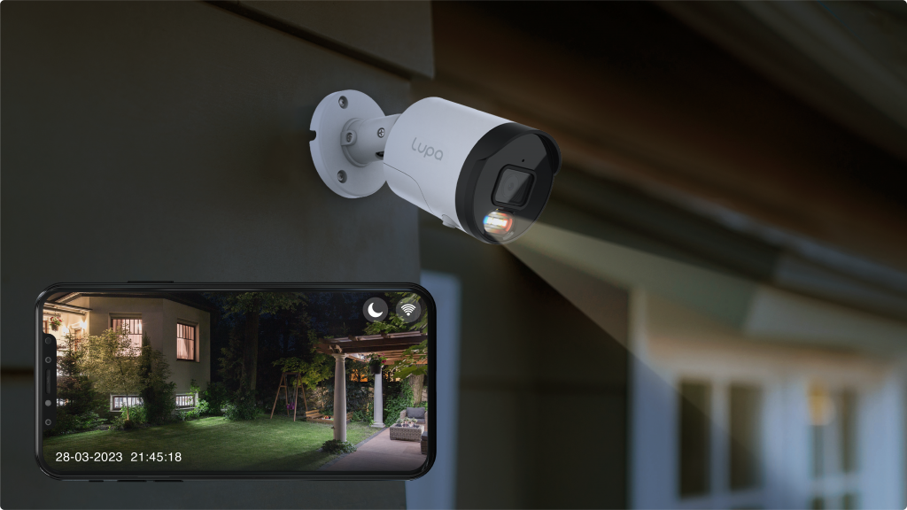 Camera Lupa tích hợp LED hồng ngoại, LED ánh sáng trắng và có độ phân giải 2k