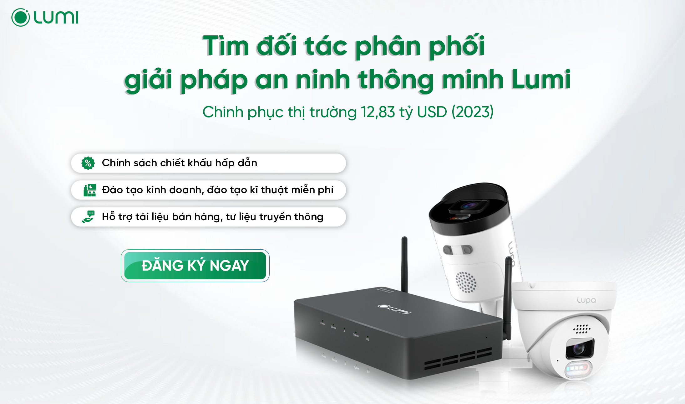 Lumi Việt Nam chính thức tìm kiếm Nhà phân phối giải pháp an ninh AI Camera Lupa