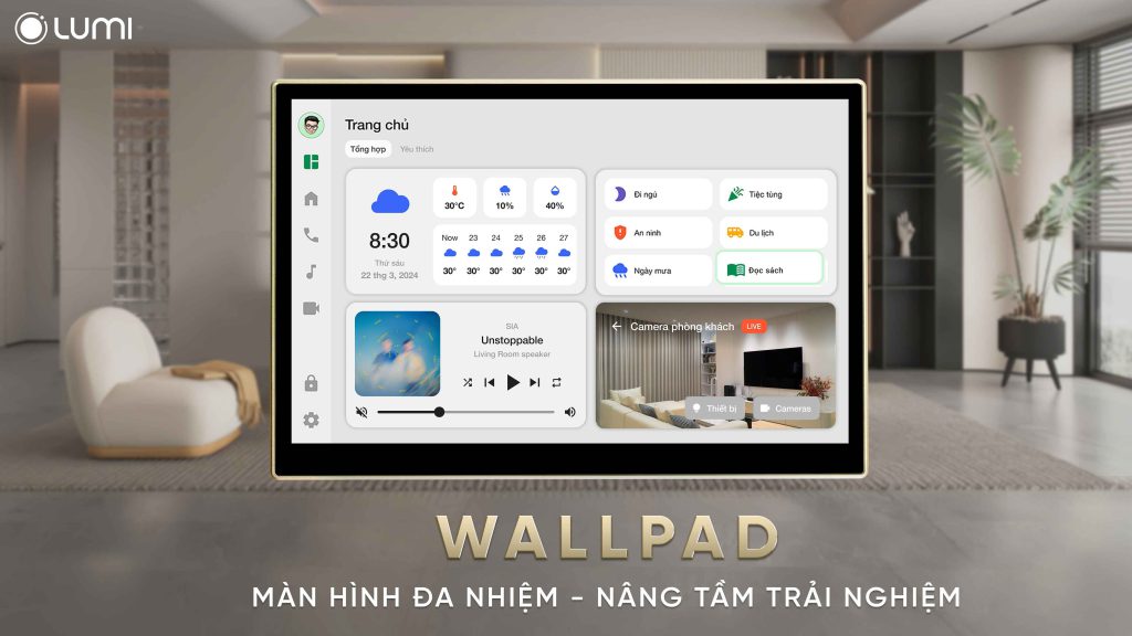 Wallpad mới nhất từ Lumi – Màn hình điều khiển đa nhiệm, nâng tầm trải nghiệm nhà thông minh