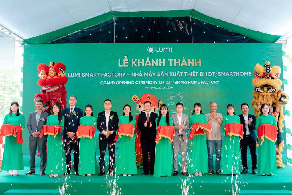 Chính thức khánh thành Lumi Smart Factory, Lumi trở thành thương hiệu smarthome Make in Vietnam đầu tiên sở hữu nhà máy IoT/ Smarthome quy mô 6000m2