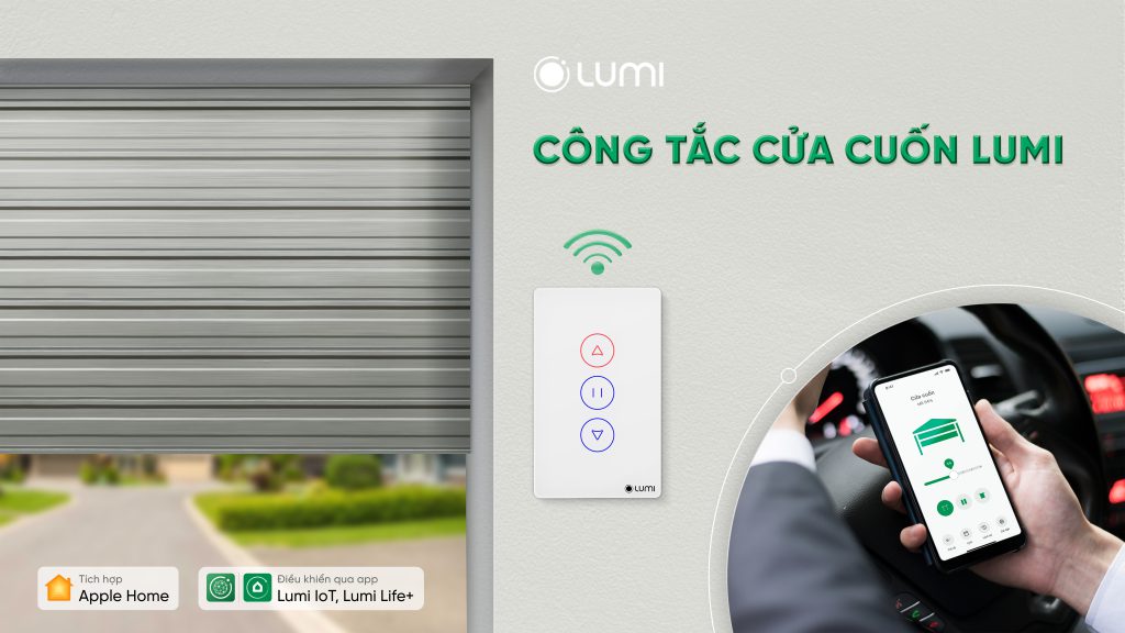 Công tắc cửa cuốn Lumi