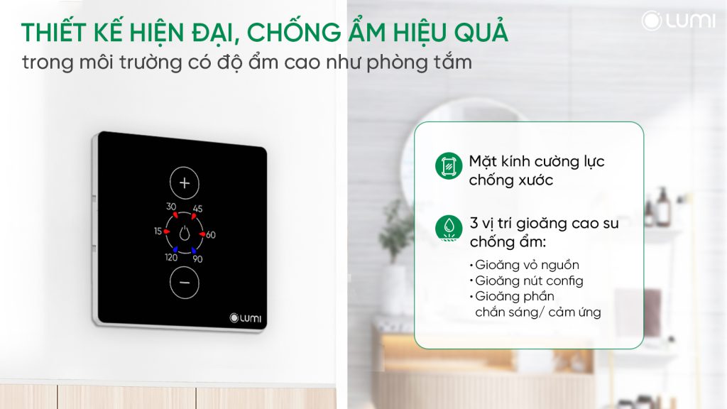 Sản phẩm có khả năng chống ẩm toàn diện