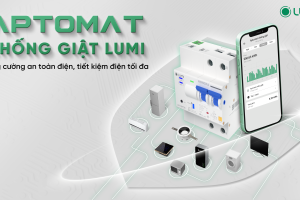 Aptomat thông minh chống giật Lumi – Tăng cường an toàn điện, tiết kiệm điện tối đa