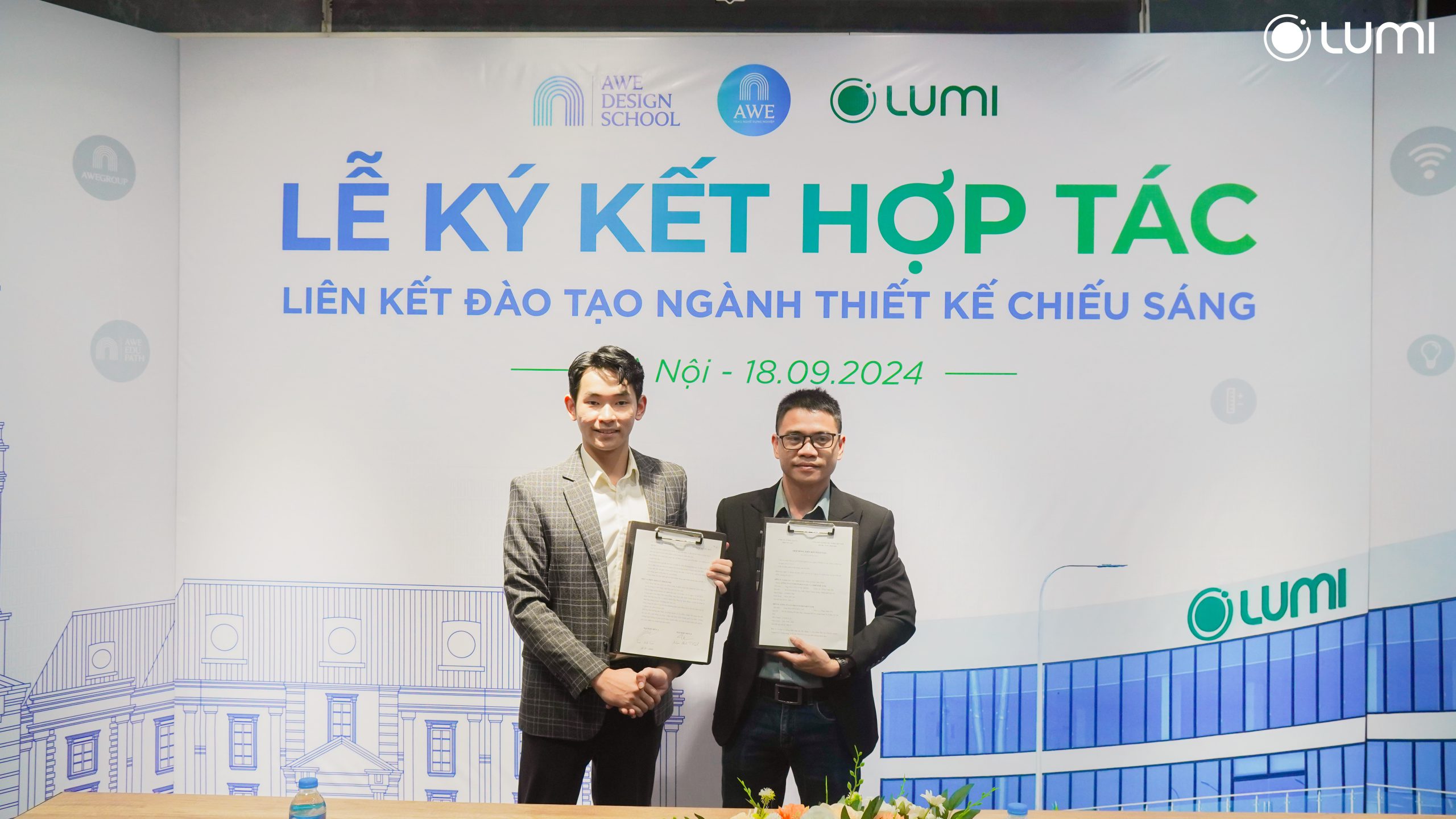 Lumi Việt Nam hợp tác cùng Trường Đào tạo Thiết kế nội thất & kiến trúc AWE – Phát triển chuyên ngành đào tạo chiếu sáng bài bản đầu tiên tại Việt Nam