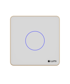 Công tắc thông minh luto 1 nút kính phẳng, vuông