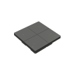 Công tắc cơ thông minh Lumes 4 nút Dark Grey góc ngang