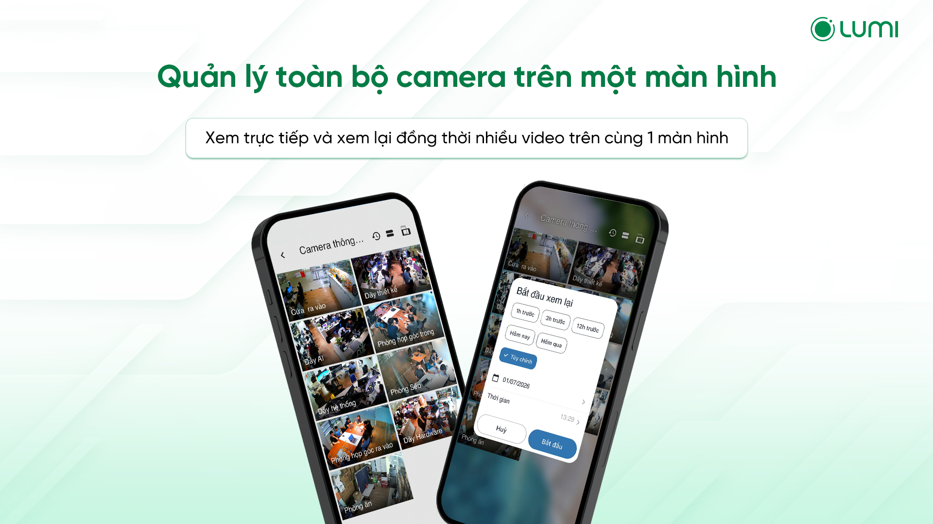 Quản lý toàn bộ camera trên một màn hình