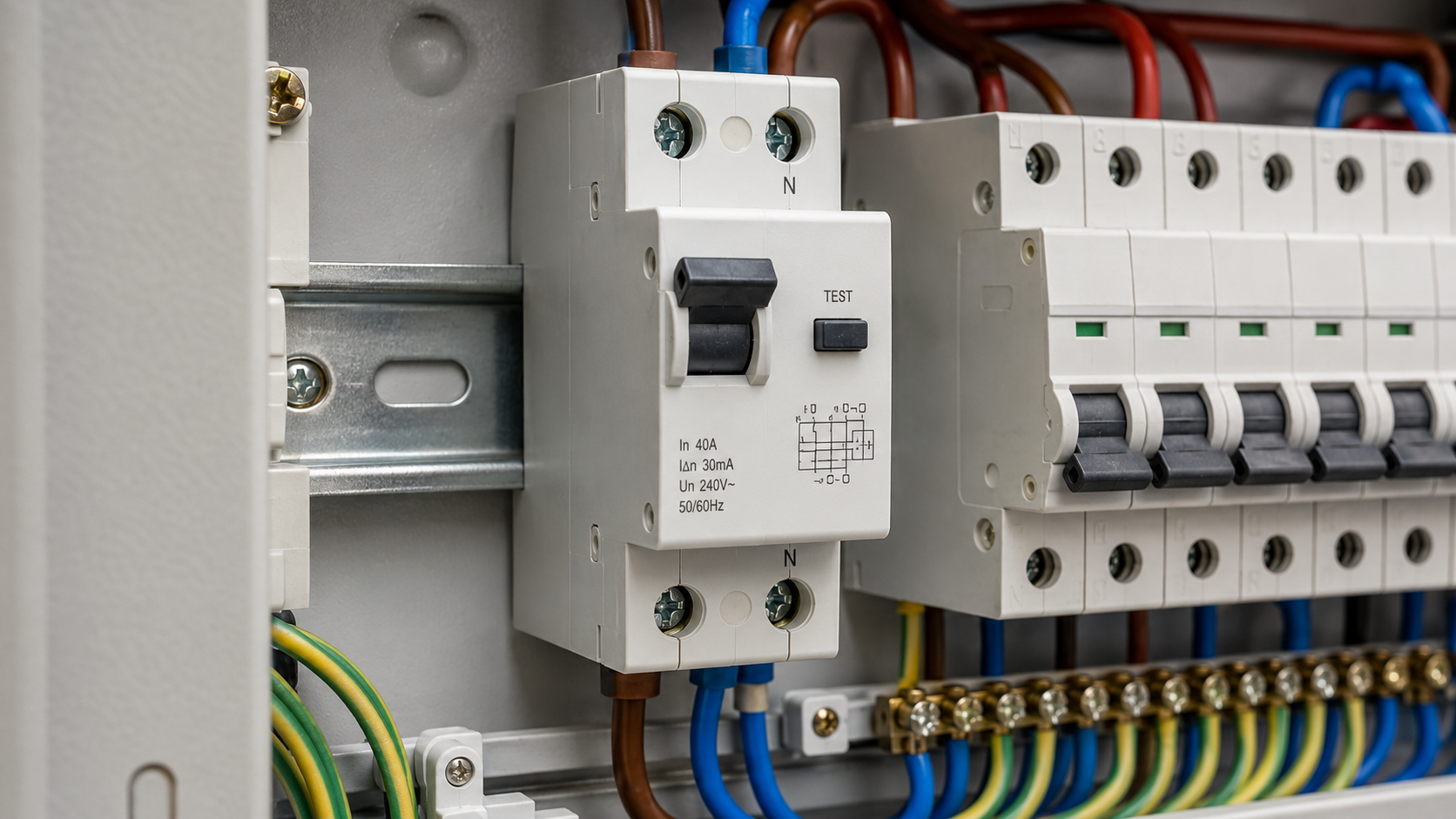 ELCB được lắp trong tủ điện dân dụng