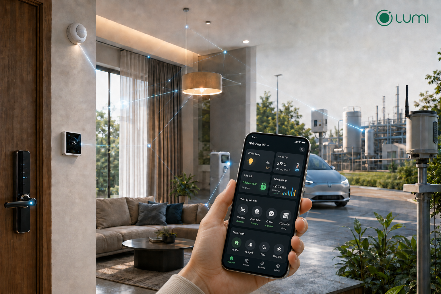 IoT là sự kết nối, thu thập, trao đổi dữ liệu giữa các vật thể