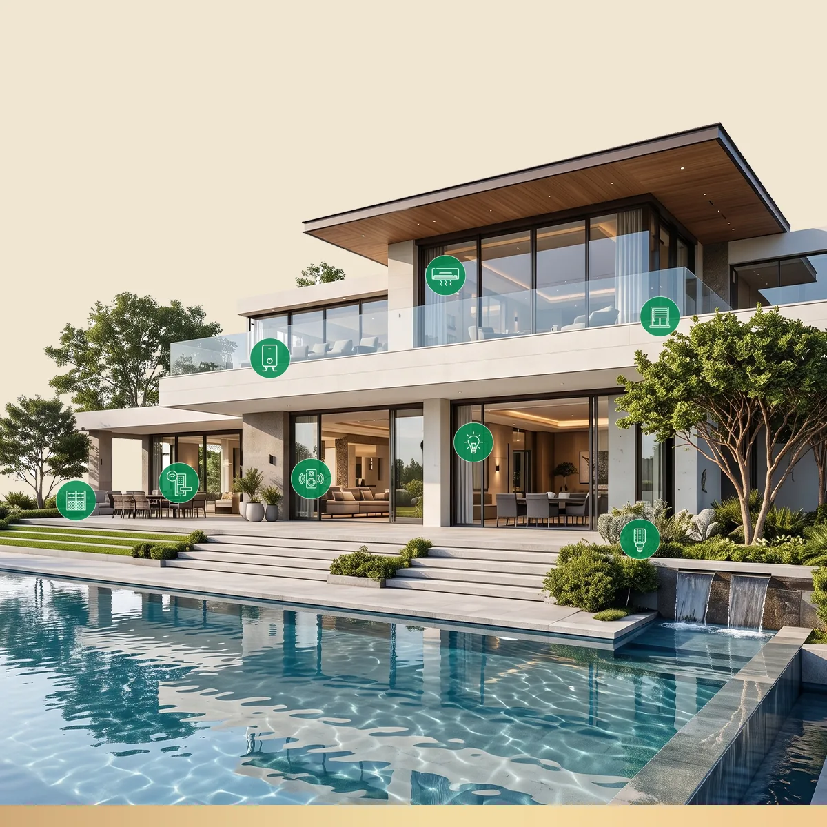 Hành lang trung tâm dữ liệu, minh hoạ hạ tầng vận hành bền bỉ