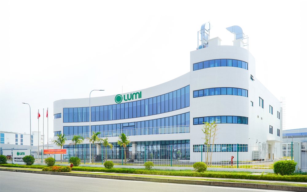 Nhà máy Lumi Smart Factory nhìn từ ngoài